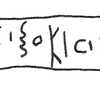 inscription of siglum KRS 2050