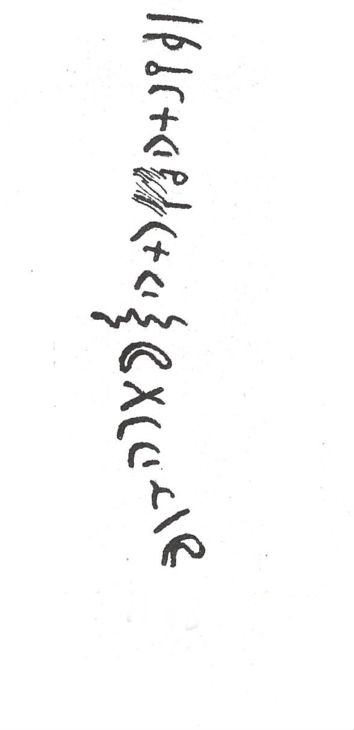 inscription of siglum KRS 2079