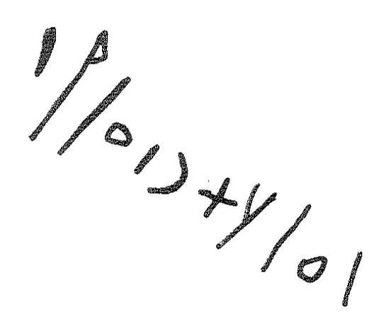inscription of siglum KRS 2157