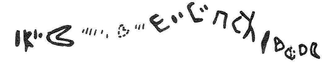 inscription of siglum KRS 2164