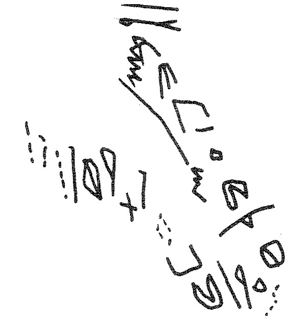 inscription of siglum KRS 2174