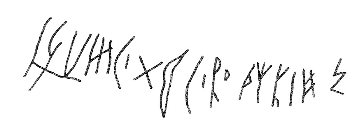 inscription of siglum KRS 2338