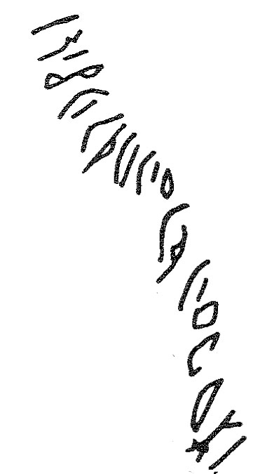 inscription of siglum KRS 2362