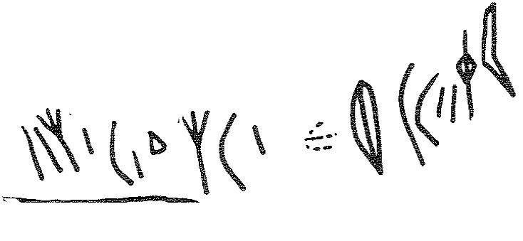 inscription of siglum KRS 2553