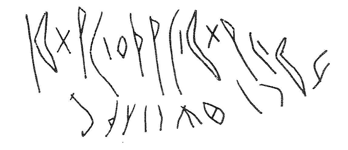 inscription of siglum KRS 261