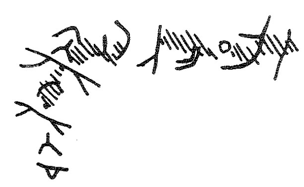 inscription of siglum KRS 2615