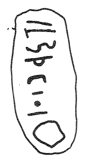 inscription of siglum KRS 2653