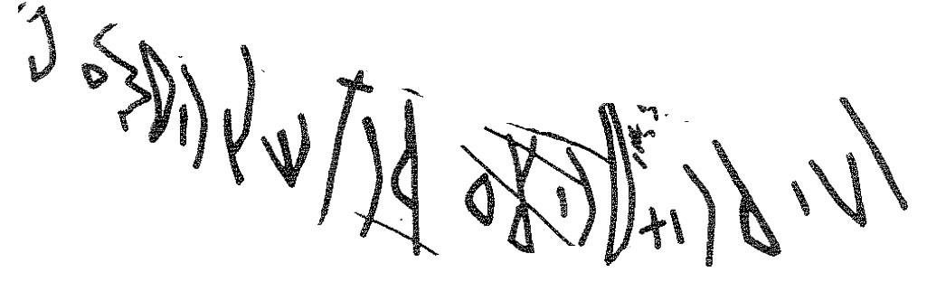 inscription of siglum KRS 2818