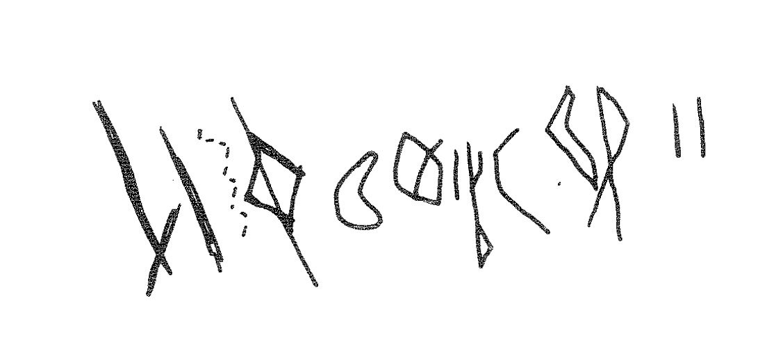 inscription of siglum KRS 2874