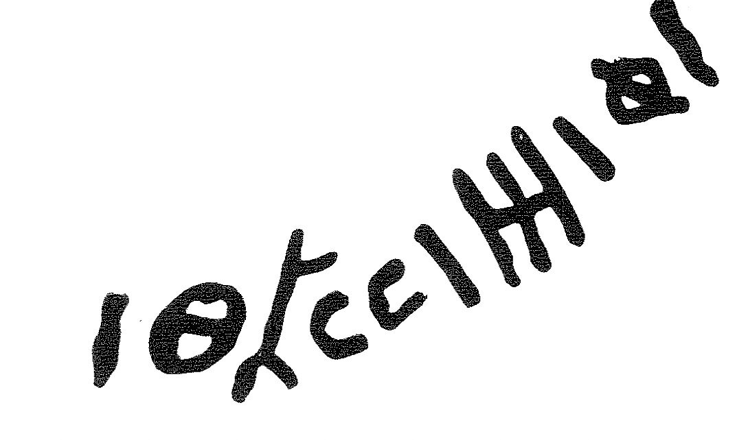 inscription of siglum KRS 3070