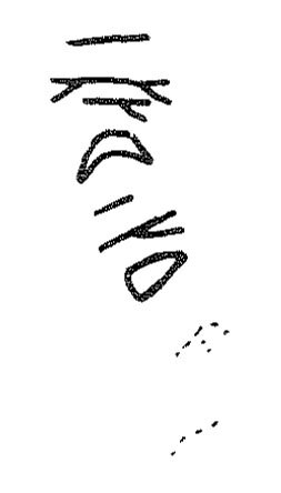 inscription of siglum KRS 3091