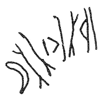 inscription of siglum KRS 312