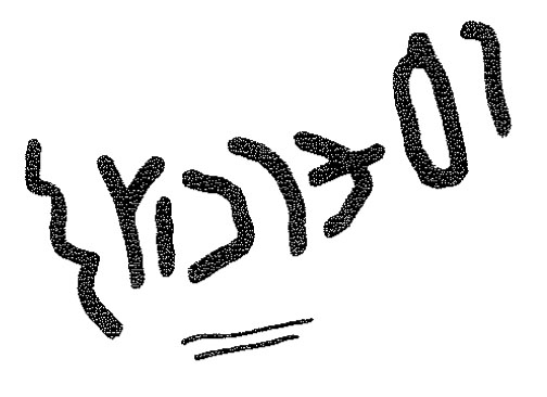 inscription of siglum KRS 316