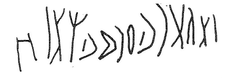 inscription of siglum KRS 496
