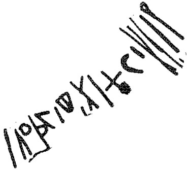 inscription of siglum KRS 517