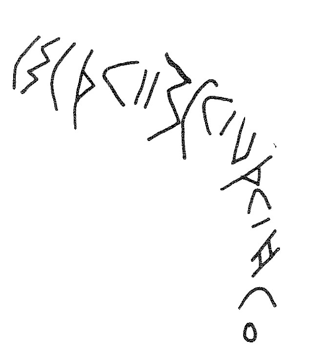 inscription of siglum KRS 736