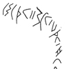 inscription of siglum KRS 736