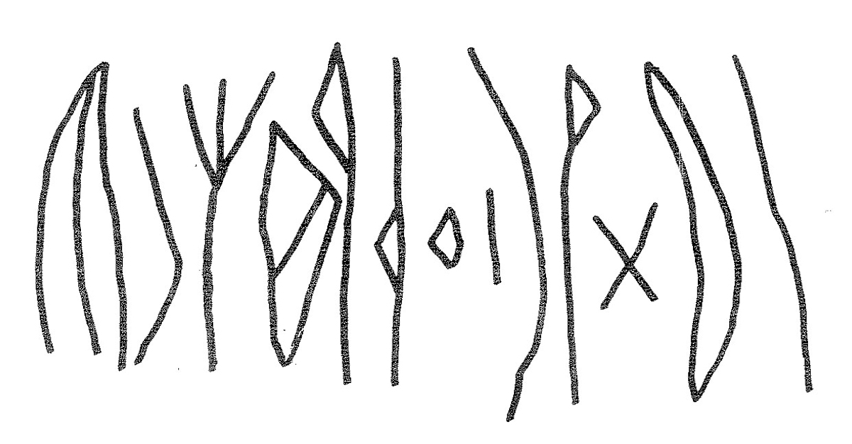 inscription of siglum KRS 754