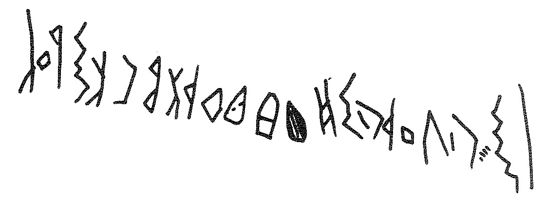 inscription of siglum KRS 819