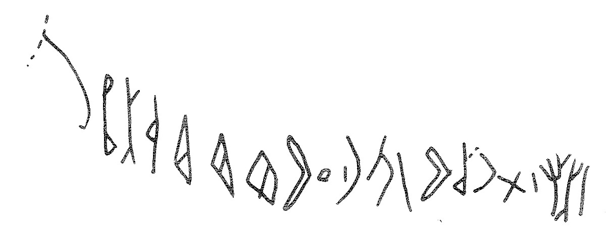 inscription of siglum KRS 821