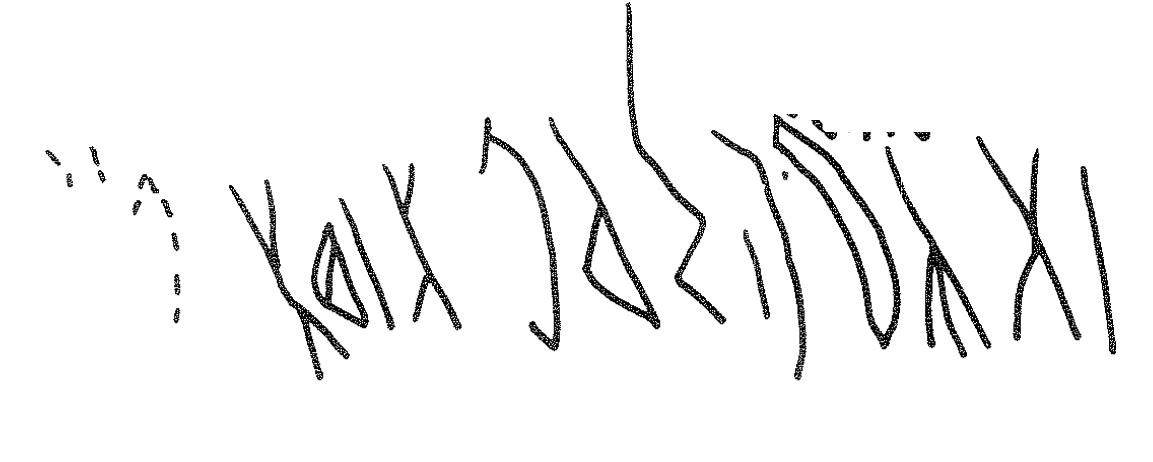 inscription of siglum KRS 830