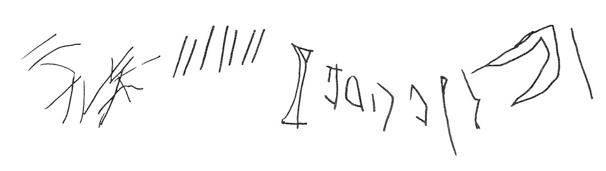 inscription of siglum KRS 972