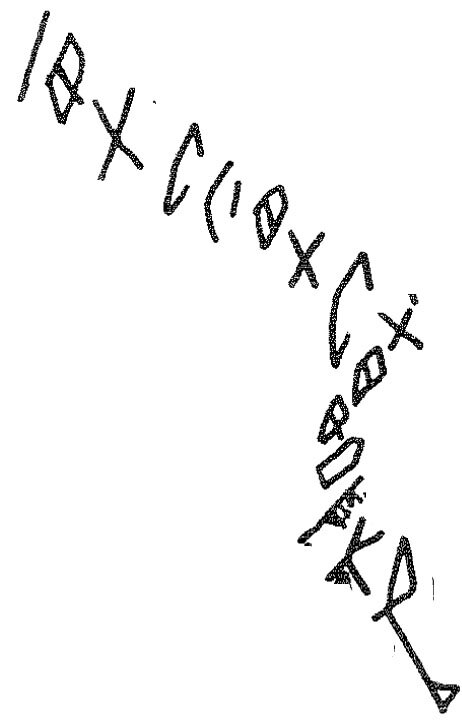 inscription of siglum KRS 985