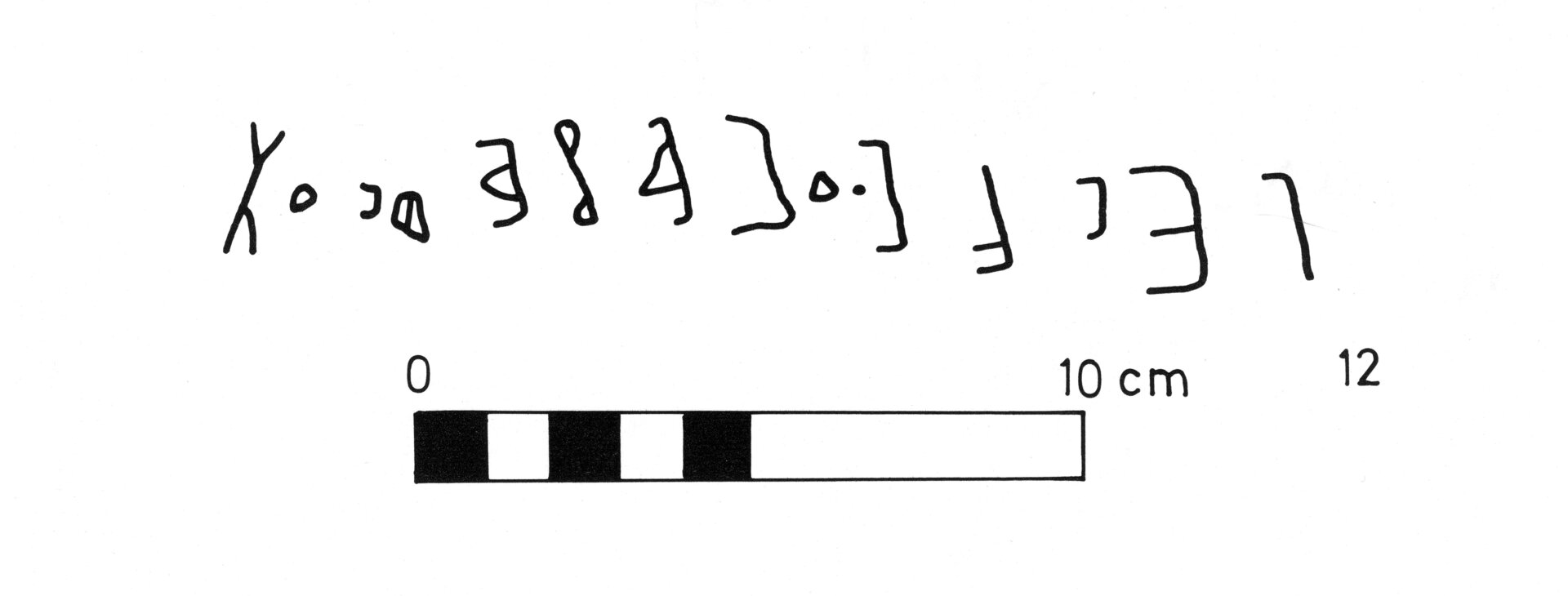 inscription of siglum KWM 12