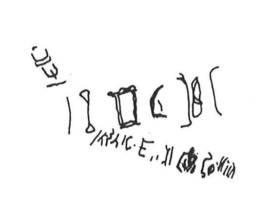 inscription of siglum KhBG 107