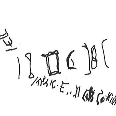 inscription of siglum KhBG 109