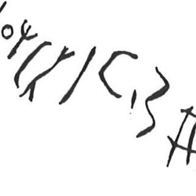 inscription of siglum KhBG 110