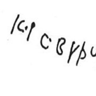 inscription of siglum KhBG 118