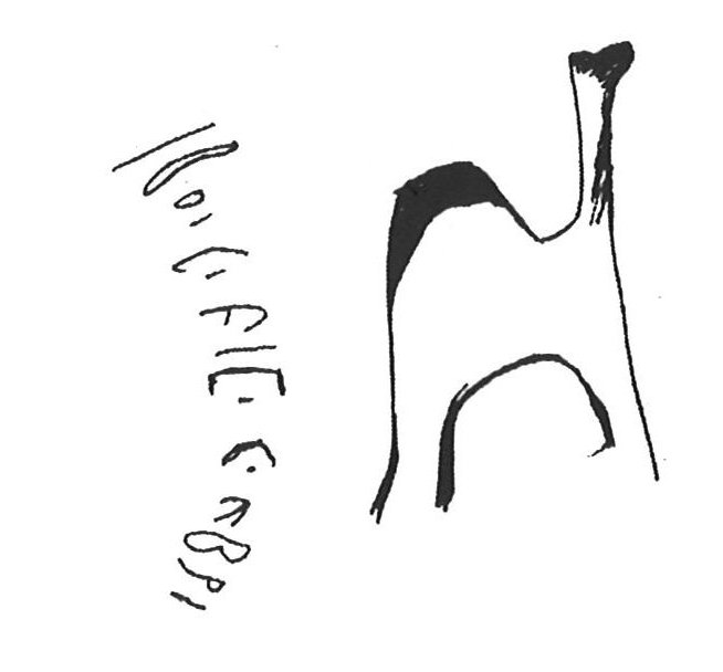 inscription of siglum KhBG 121