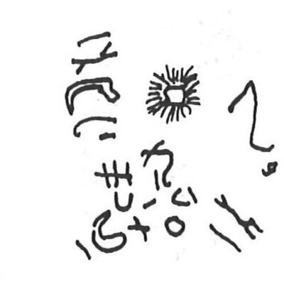 inscription of siglum KhBG 146