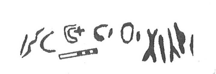 inscription of siglum KhBG 16