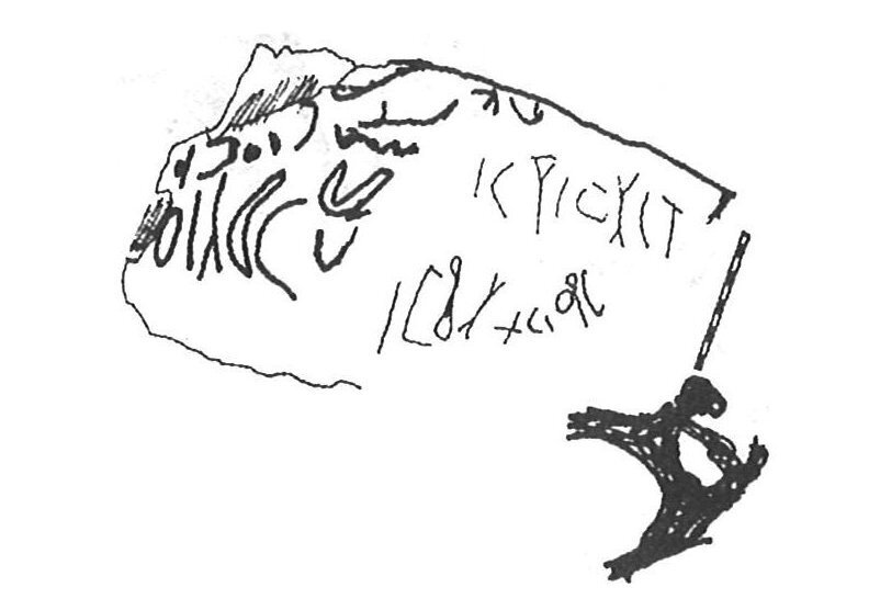 inscription of siglum KhBG 288