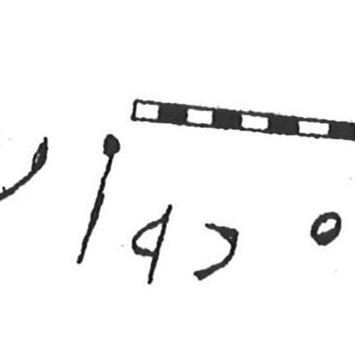 inscription of siglum KhBG 300