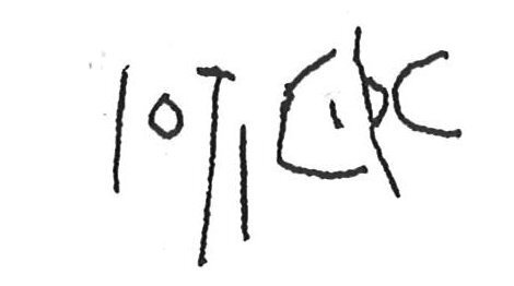 inscription of siglum KhBG 313