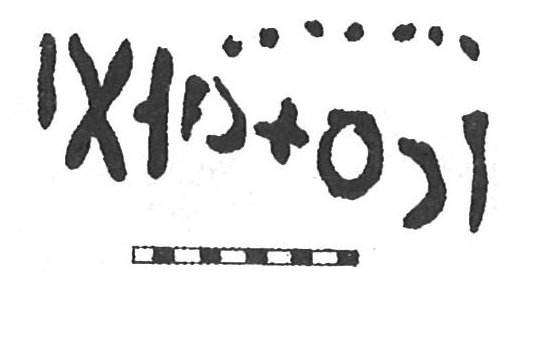 inscription of siglum KhBG 334