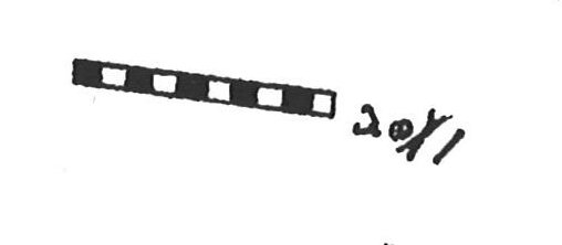 inscription of siglum KhBG 358