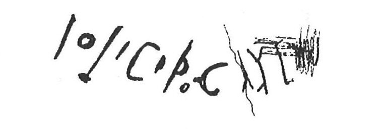 inscription of siglum KhBG 370
