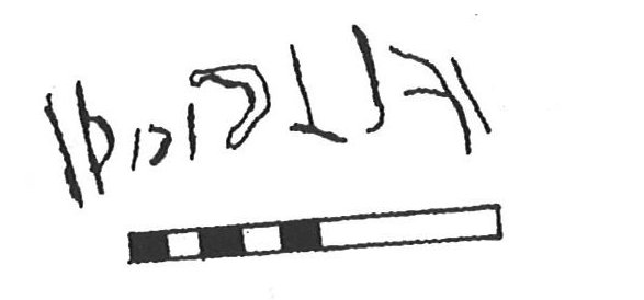 inscription of siglum KhBG 384