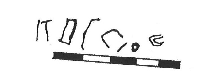 inscription of siglum KhBG 396