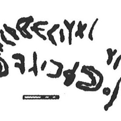 inscription of siglum KhBG 403