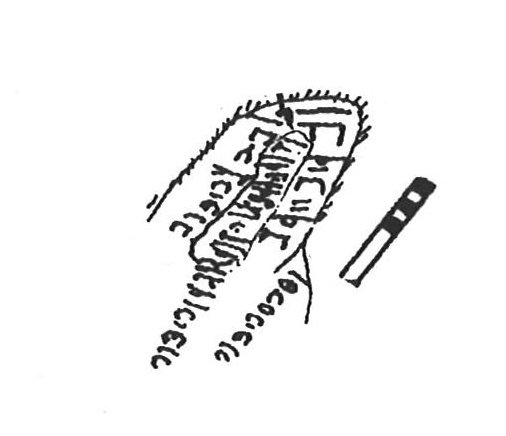 inscription of siglum KhBG 417