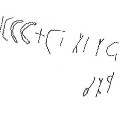 inscription of siglum KhBG 447