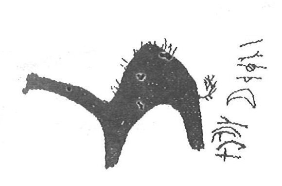 inscription of siglum KhBG 455