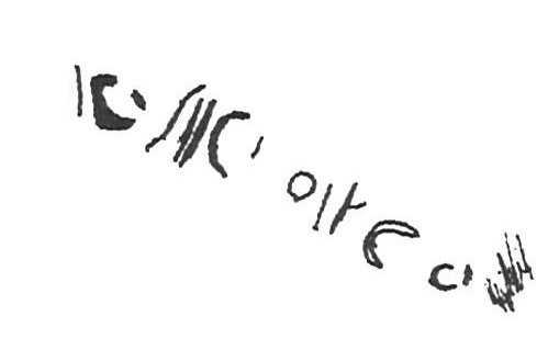 inscription of siglum KhBG 512