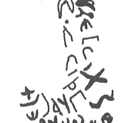 inscription of siglum KhBG 8