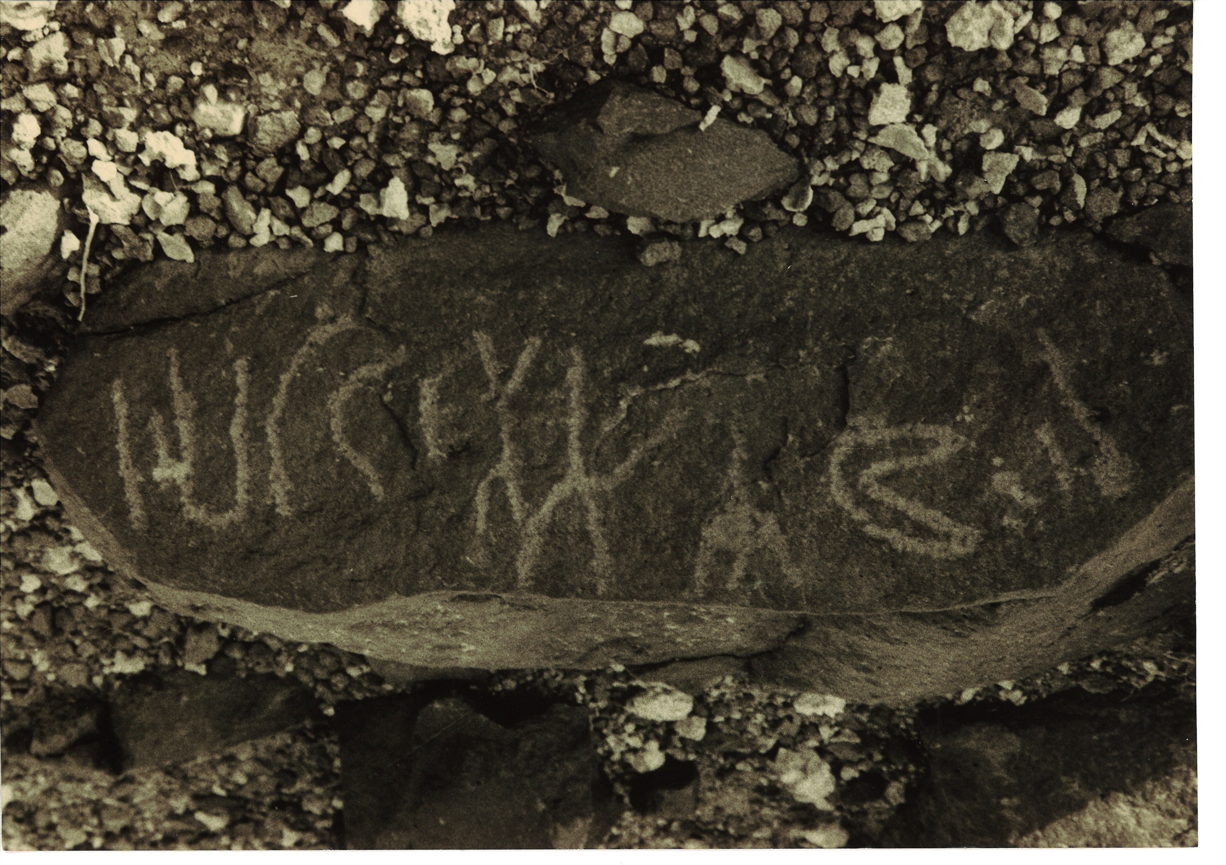 inscription of siglum KhU 8